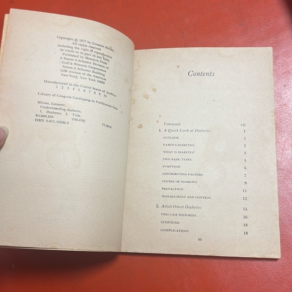 Vintage 1977 Understanding Diabetes paperback book by Leonore Silvian - Picture 4 of 6